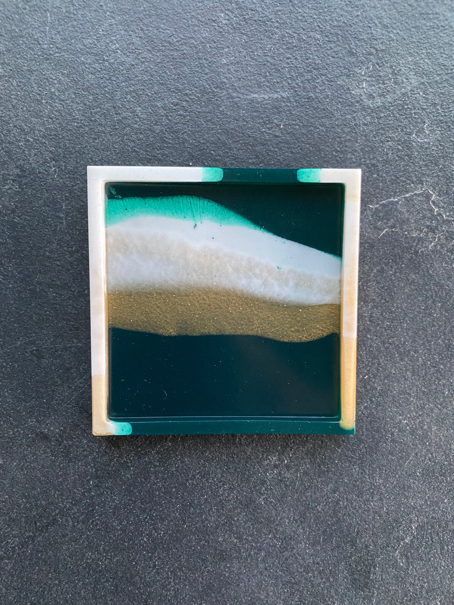 Aline - Onderlegger - Vierkant - Groen